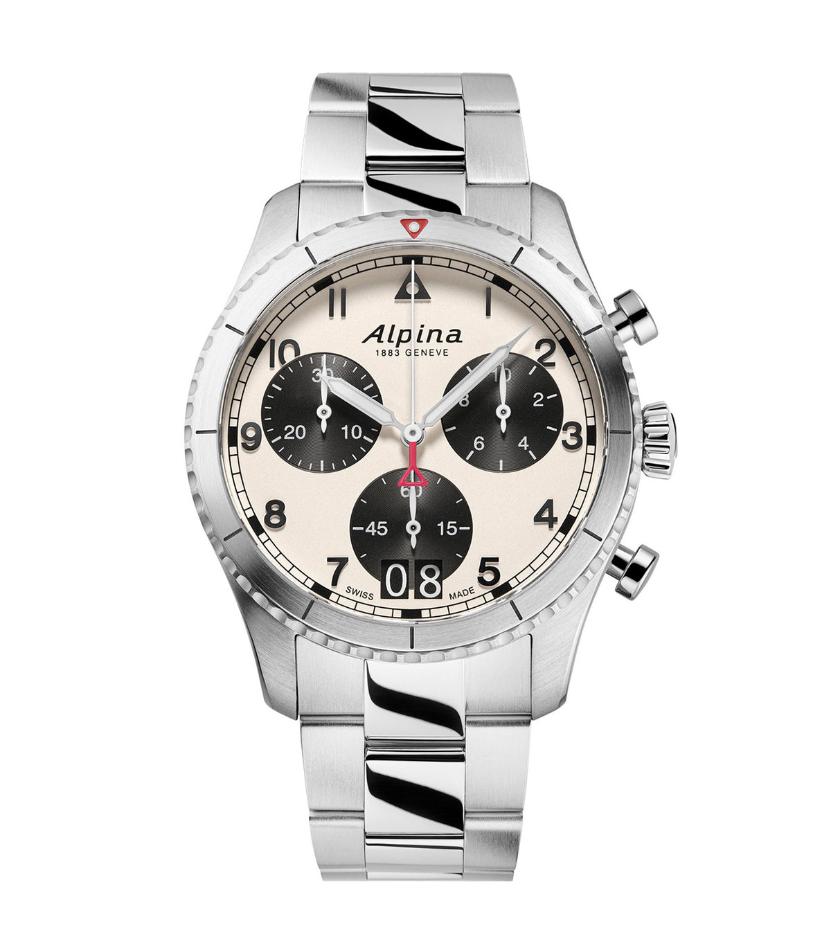 Startimer Pilot AL-372WB4S26B Silver