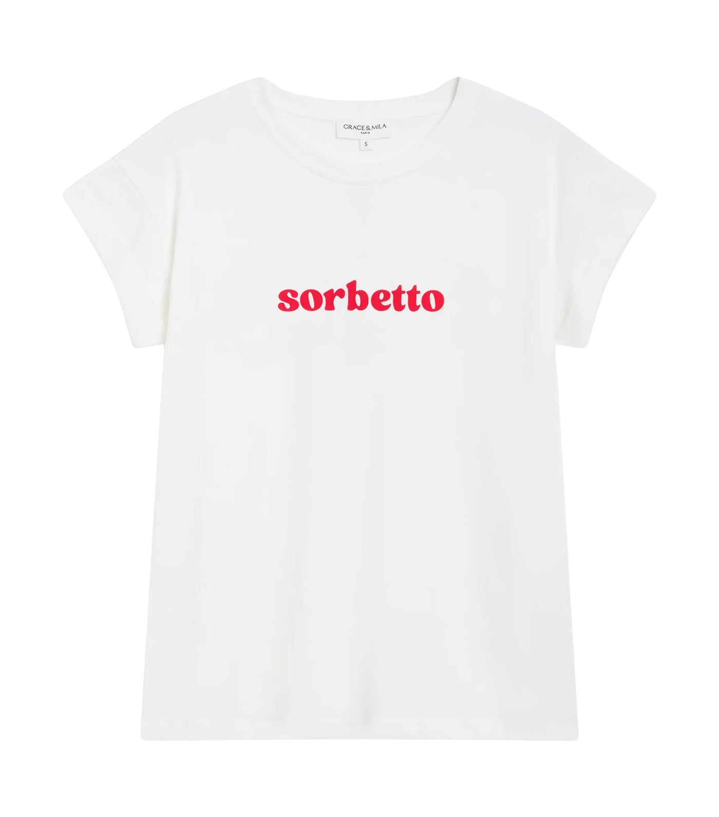 Wylo Embroidered-Message Cotton T-Shirt Fuchsia