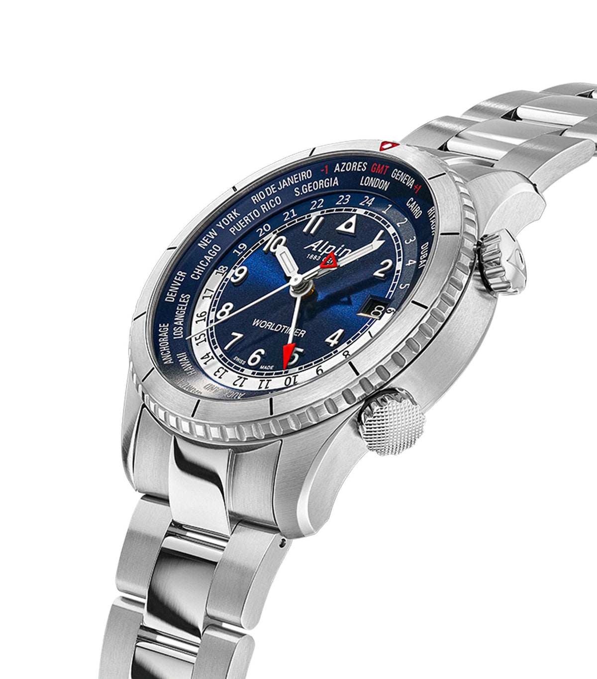 Worldtimer AL-255N4S26B Silver