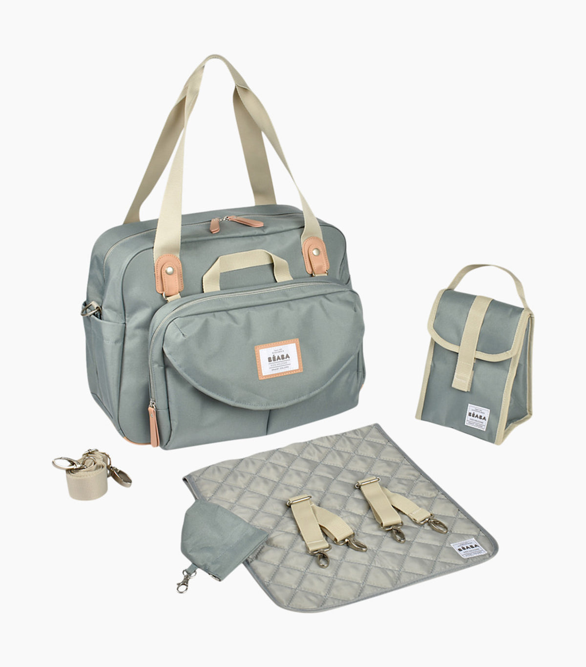 Geneva Changing Bag Sage Green