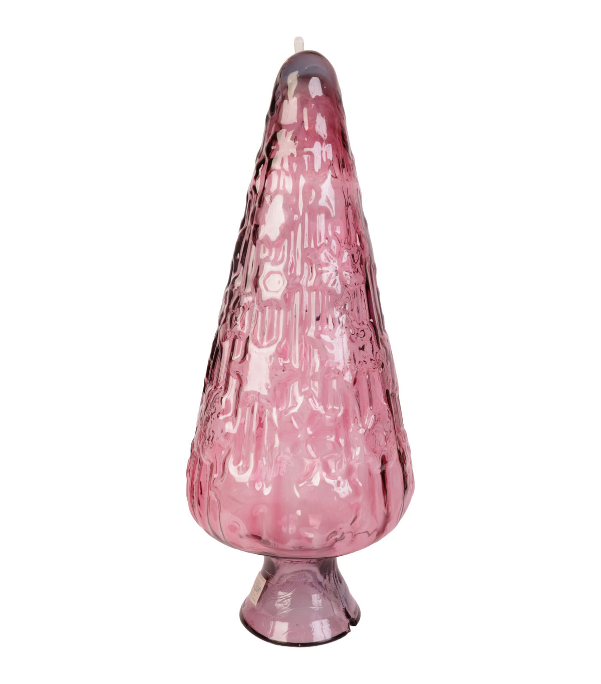 Glass Christmas Tree Pink