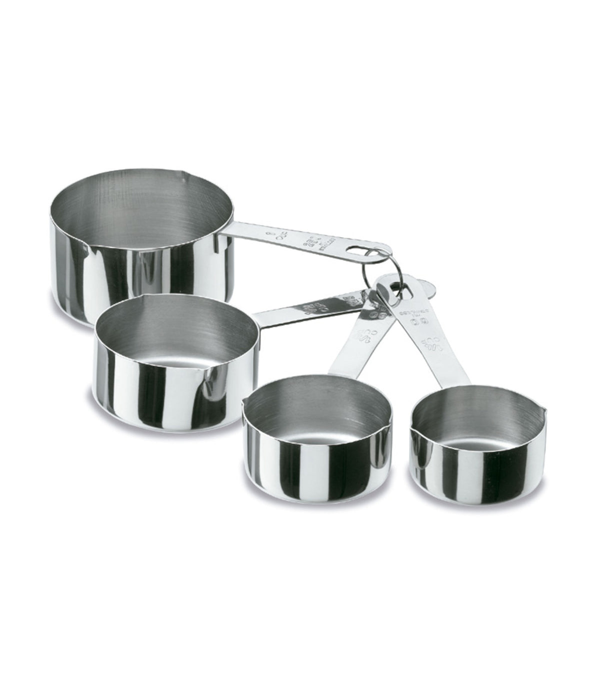 Set of 4 Stainless Steel Measuring Ladles