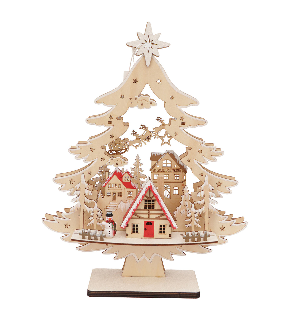 LED Village Tree