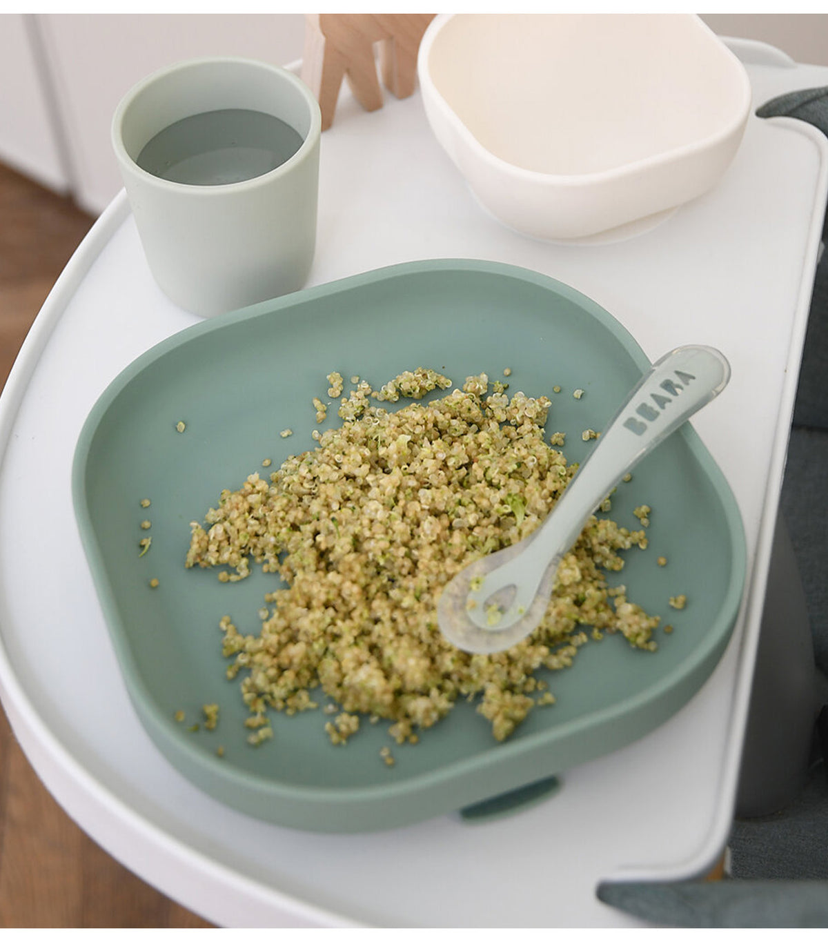 Silicone Meal Set Sage Green/Misty Green