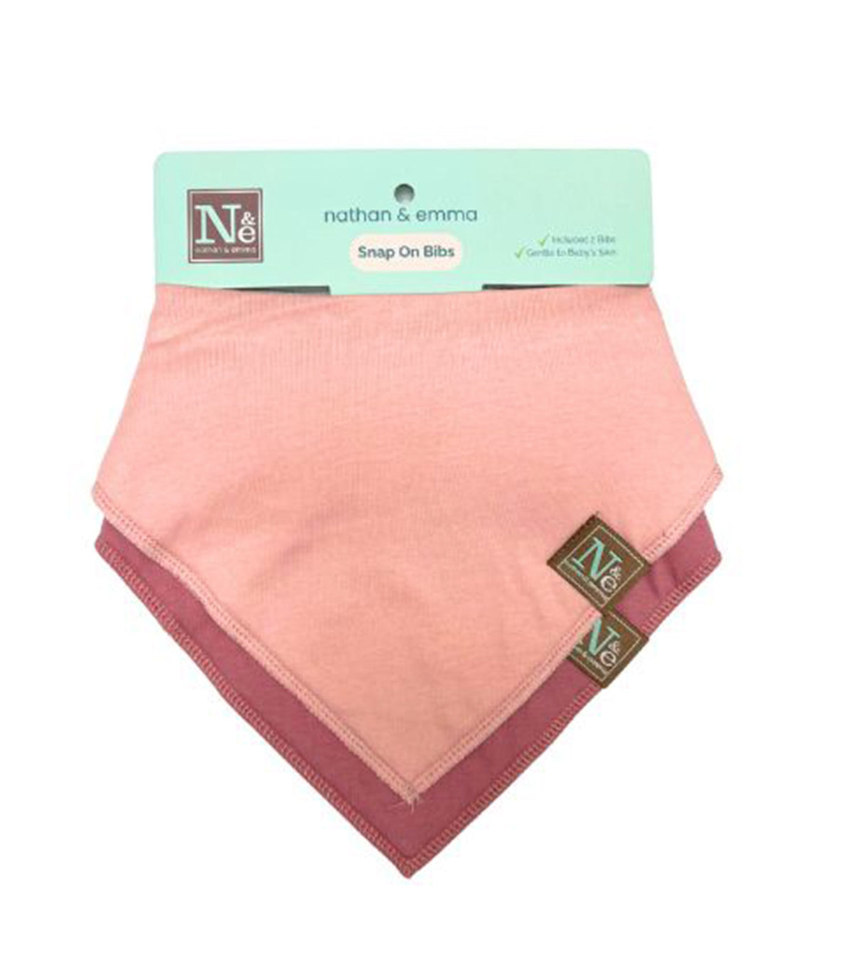 Bandana Cotton/Fleece Bib Purple/Pink