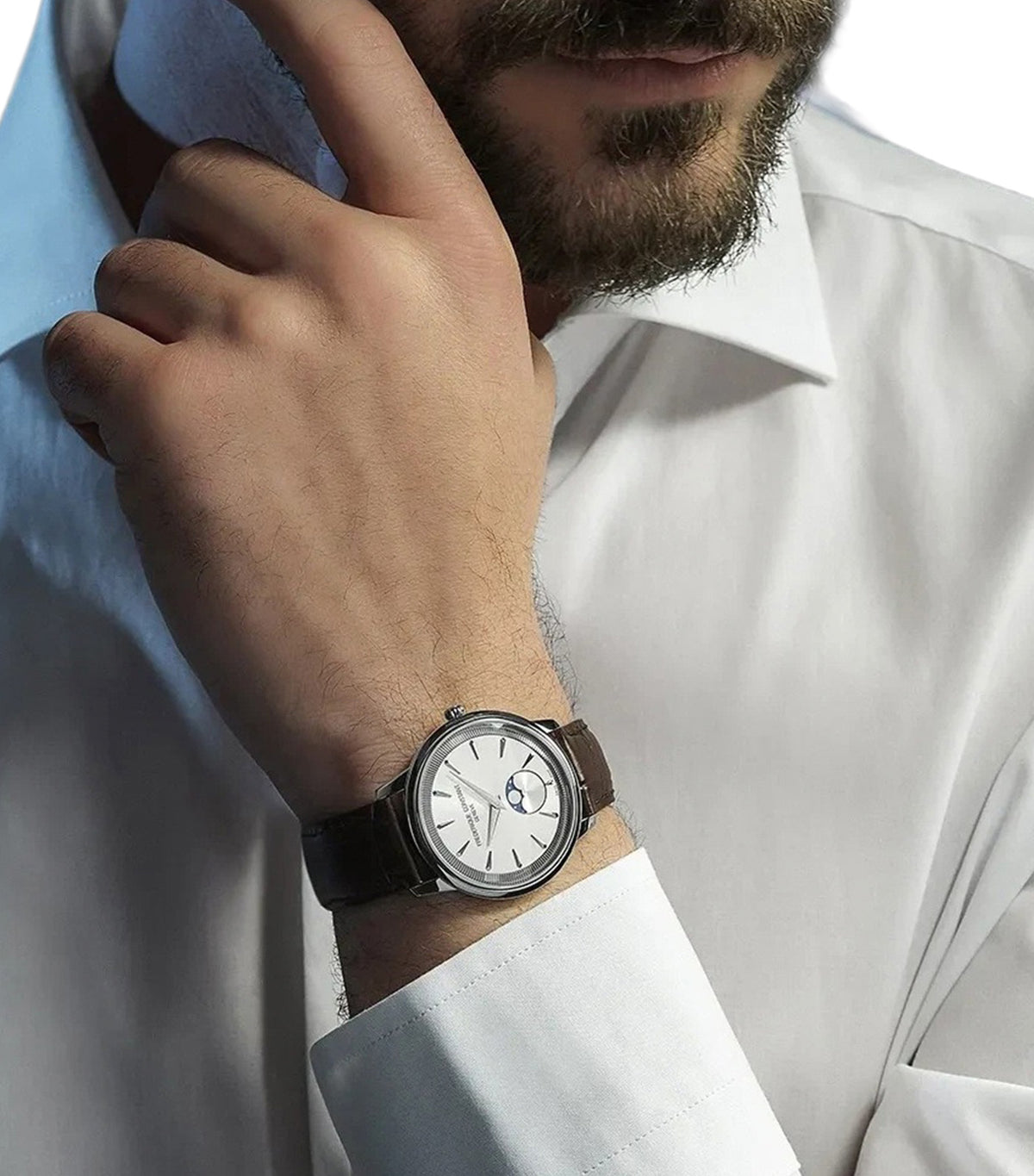 Moneta Moonphase FC-206S3S6 Silver/Brown