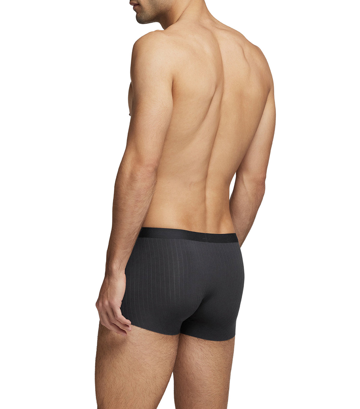 U-Shape Premium Modal Elastic-Waistband Trunk Dark Gray