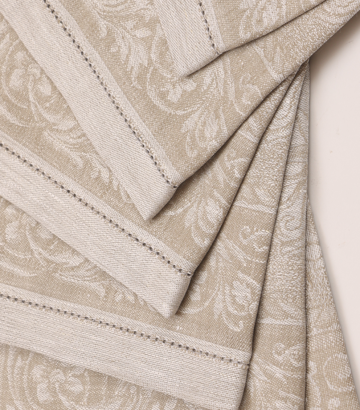Cordas Napkin Set of 6 White/Beige