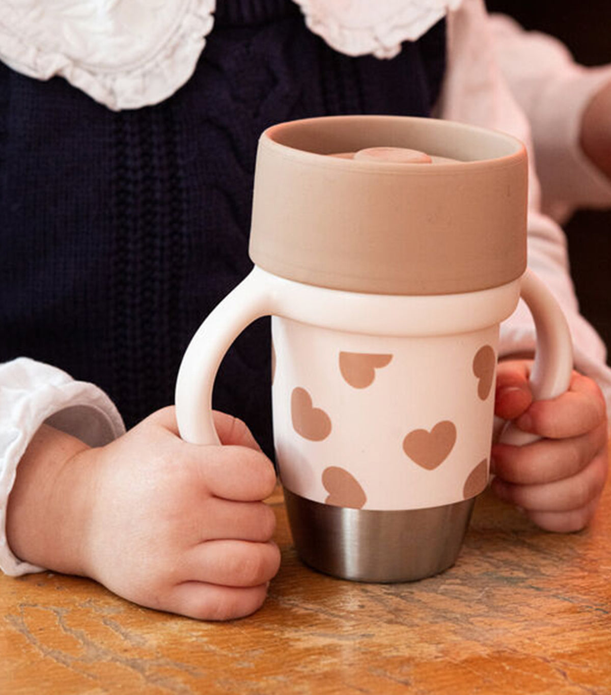 Set of 2 Click & Drink Mini and Me Big Love
