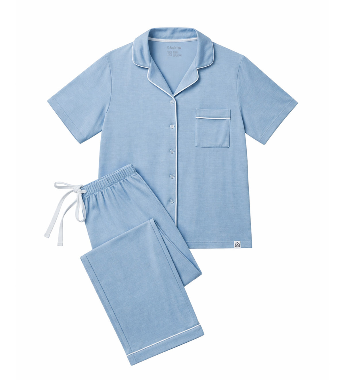Andy Adult Bamboo Pajamas Sky Blue