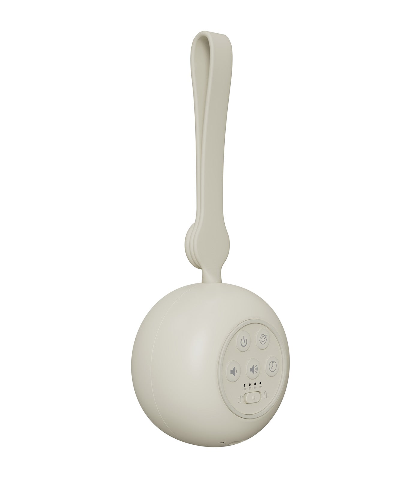 Snooz Go Portable Sound Machine with Night Light Off White