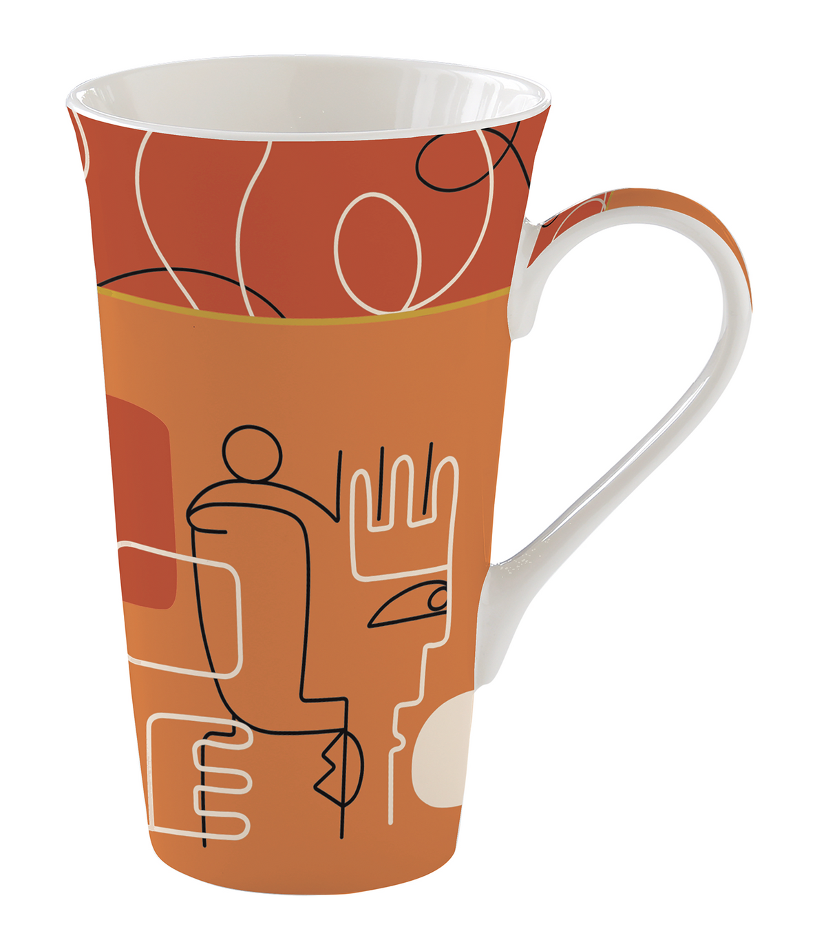 Terracotta Porcelain Mug