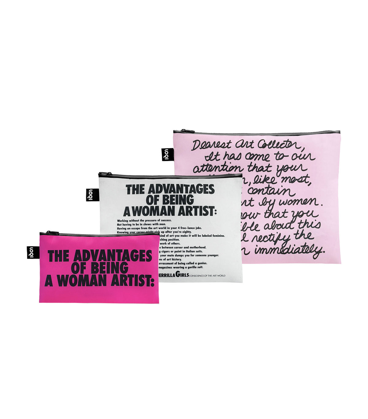 GUERRILLA GIRLS Recycled Zip Pockets