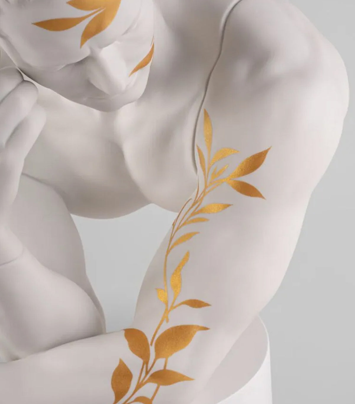 Reflections of Nature - Him Sculpture. White-gold