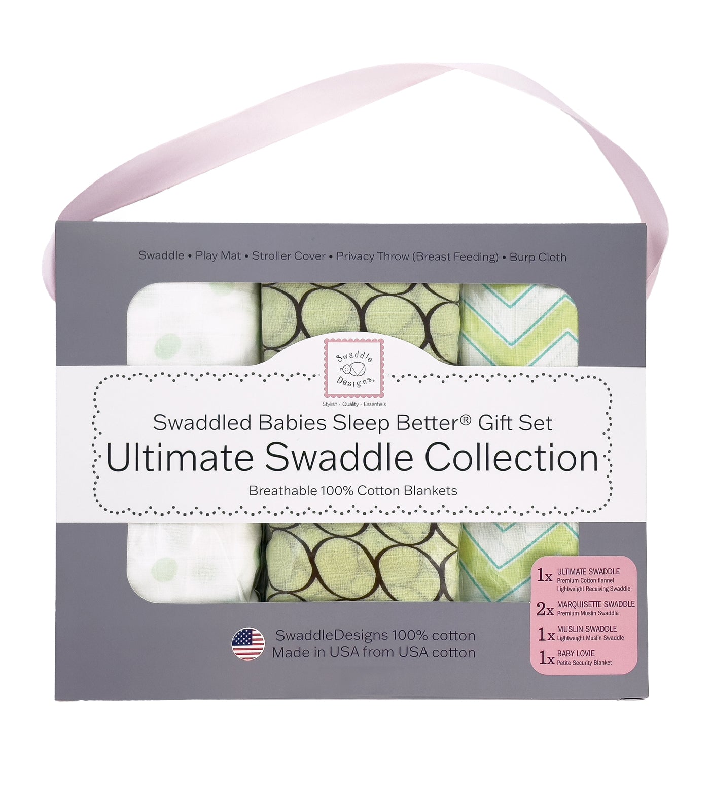 Babies Sleep Better® Ultimate Swaddle Collection Gift Set GR001