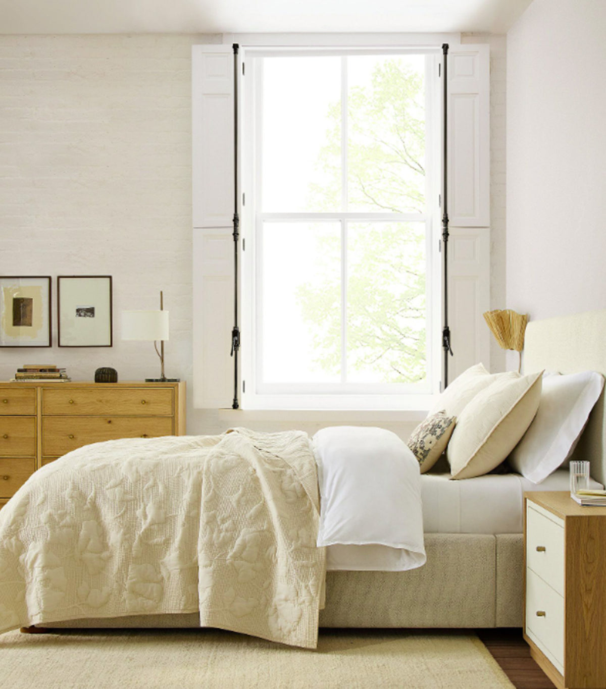 400-Thread-Count Special Edge Organic Percale Sheet Set Ivory