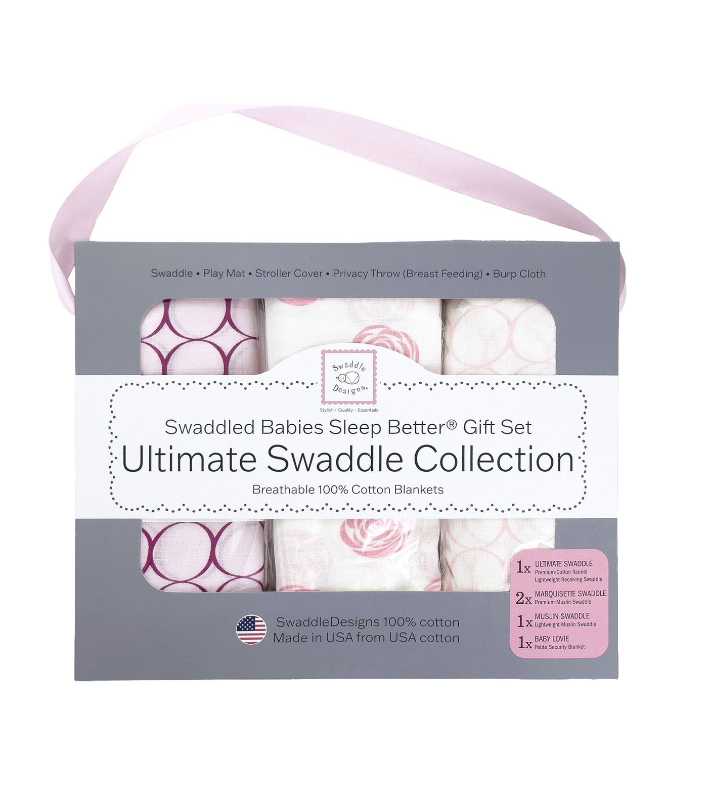 Babies Sleep Better® Ultimate Swaddle Collection Gift Set PK004