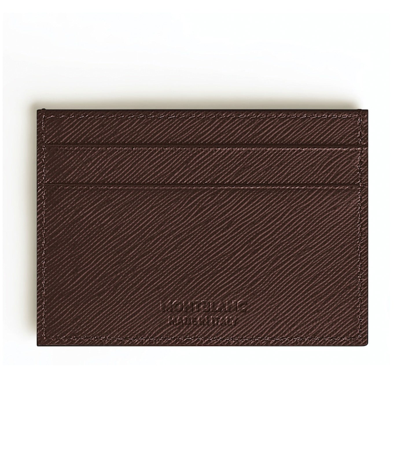 Card Holder 5cc in Sartorial Leather Brown