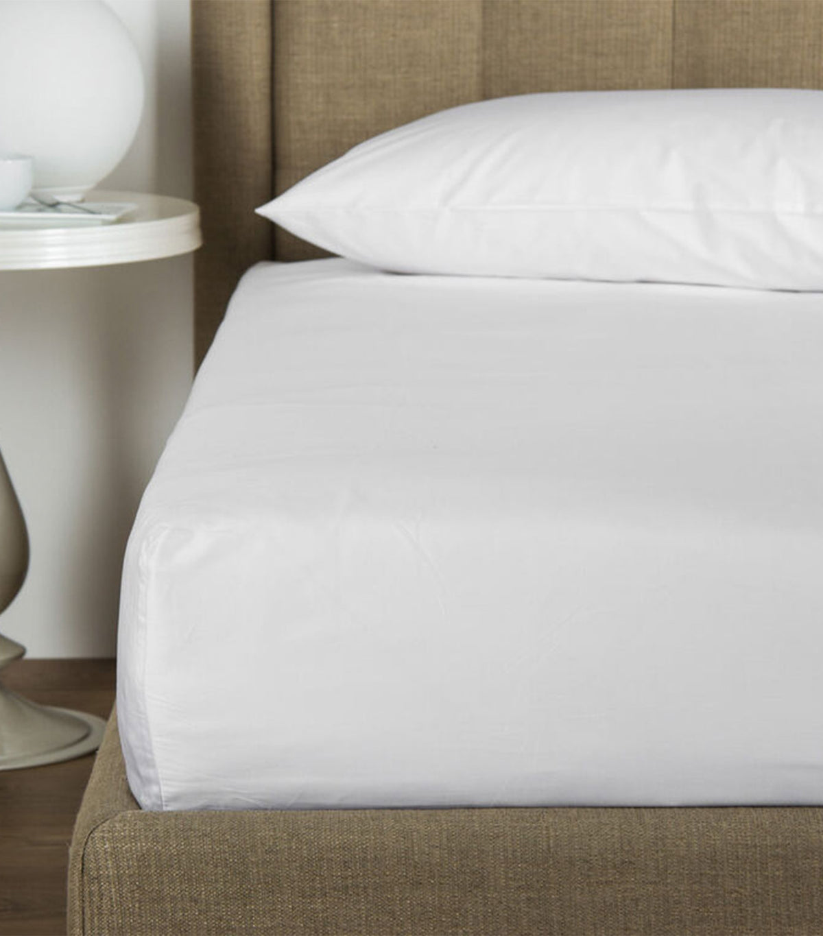 Grace Flat Bottom Sheet White