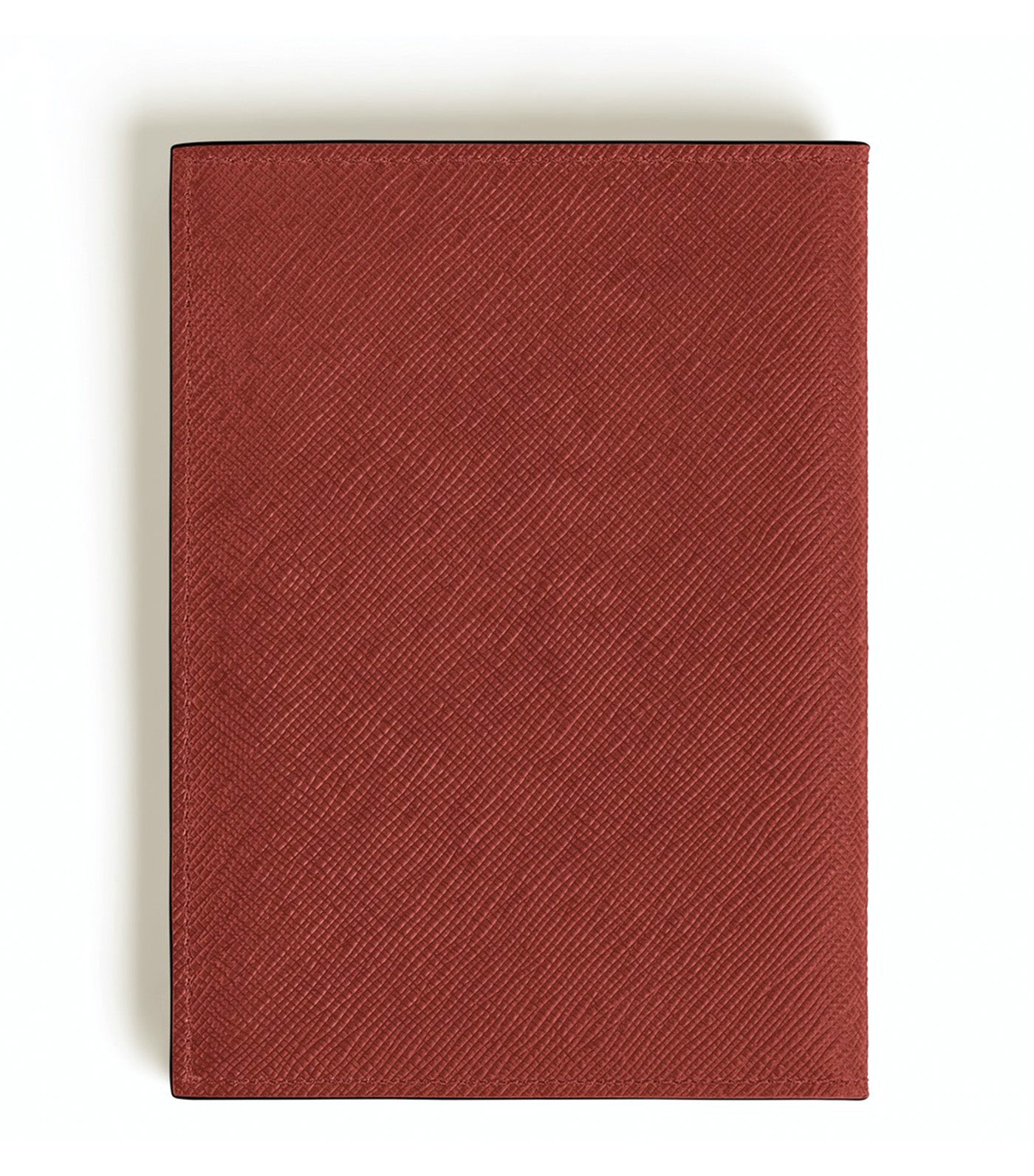 Passport Holder in Sartorial Leather Red