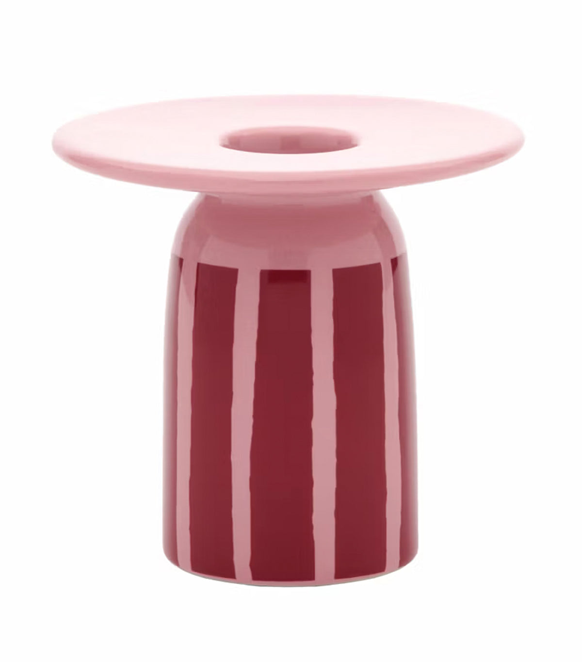 Piccolo Candle Holder Coral/Dark Red
