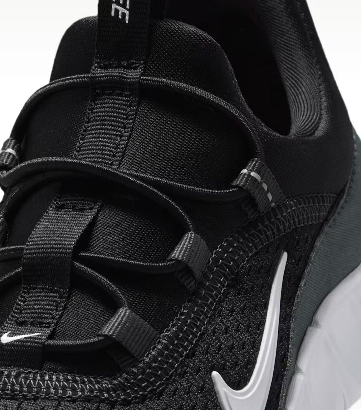 Free Ride Younger Kids' Running Shoes Black/White/Anthracite