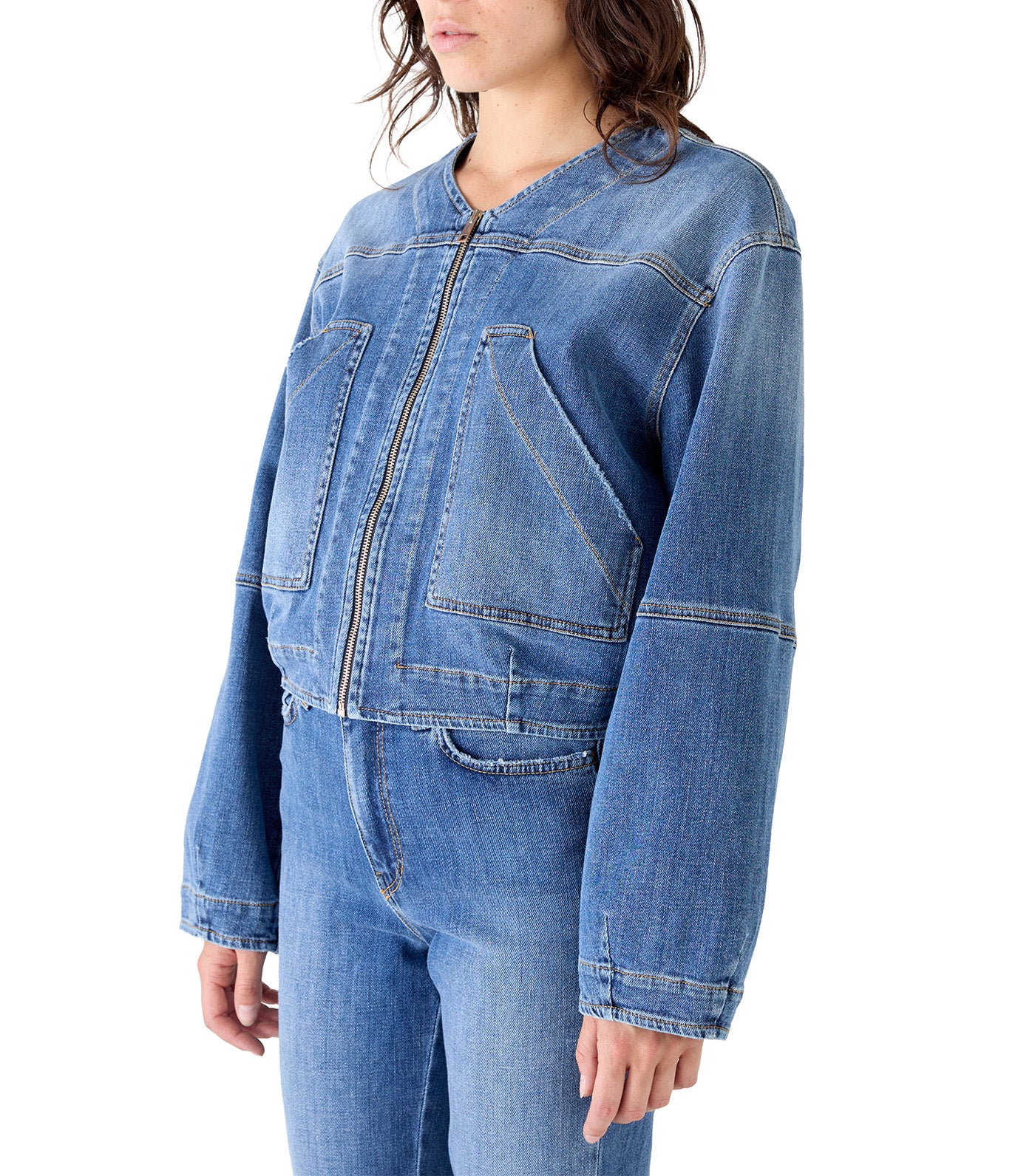 Bomber Matthew Over Denim Stretch Blue