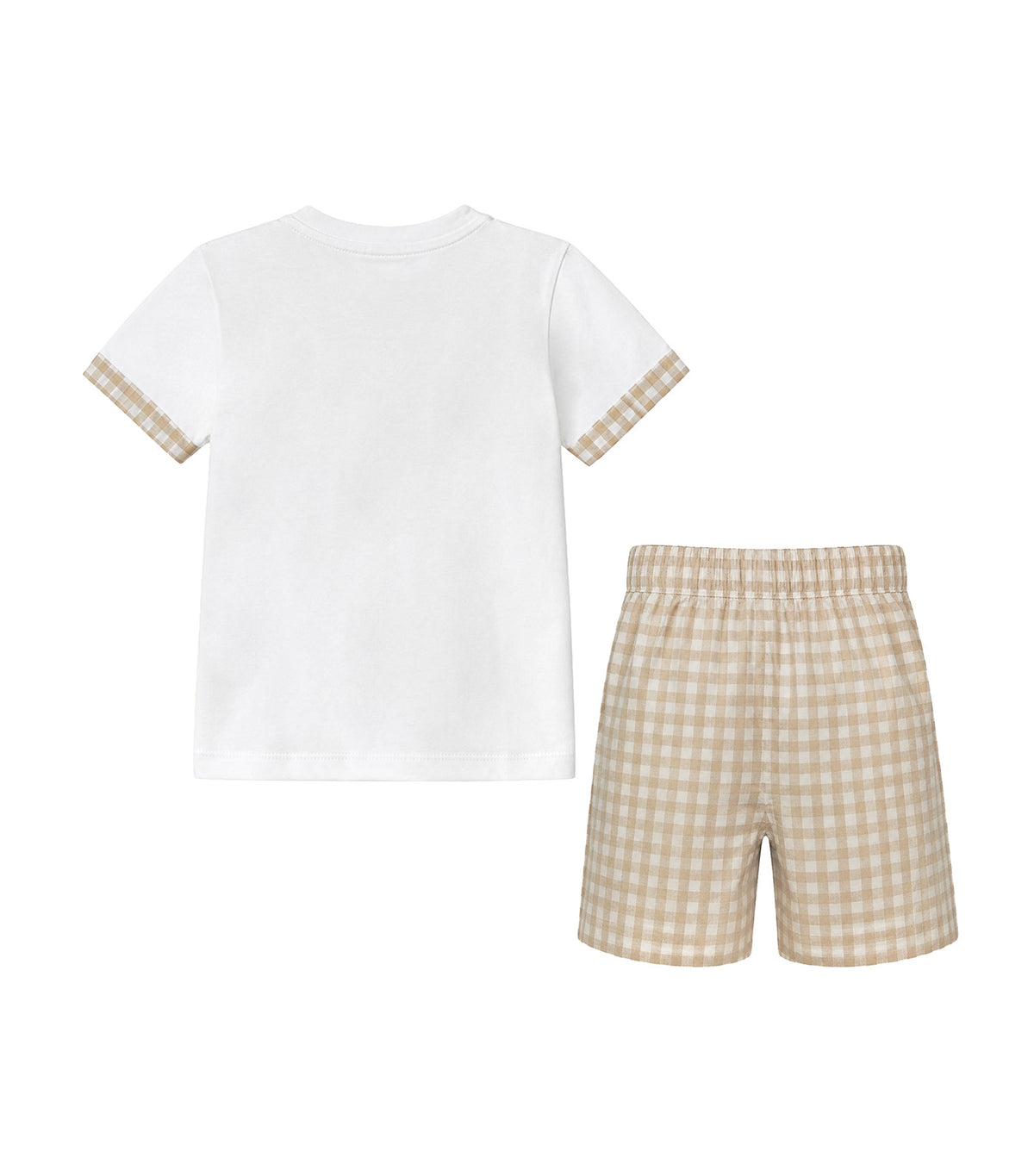 Pasco Baby Boys Top and Shorts Set Beige