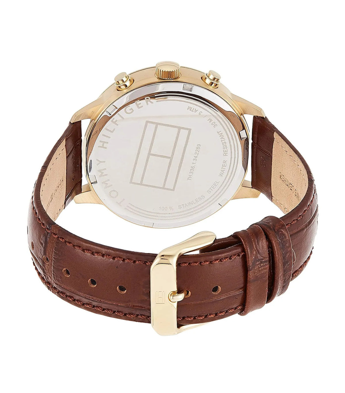 Liam 1710359 Leather Watch Gold and Brown