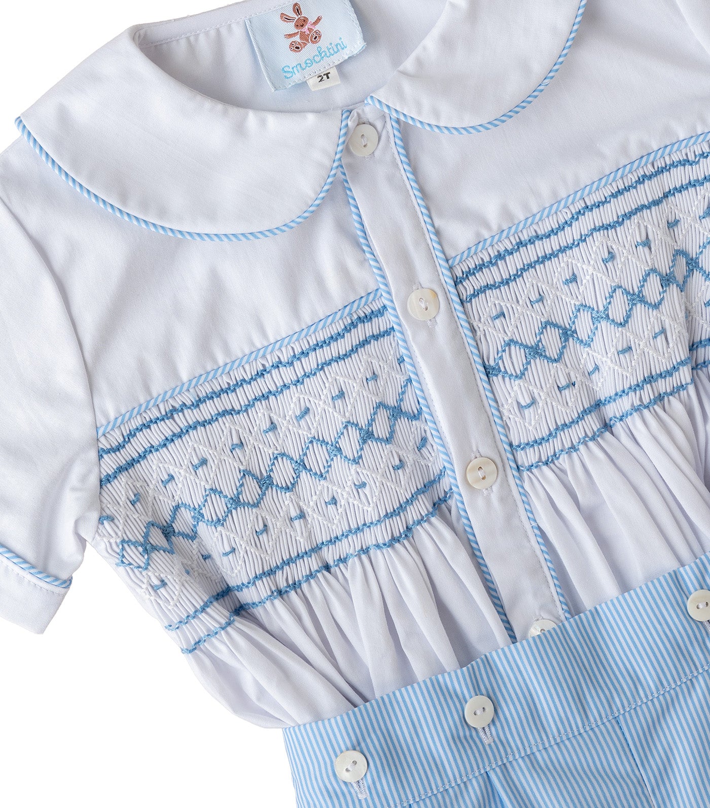 Boys Wesley Set Bluebell Stripe