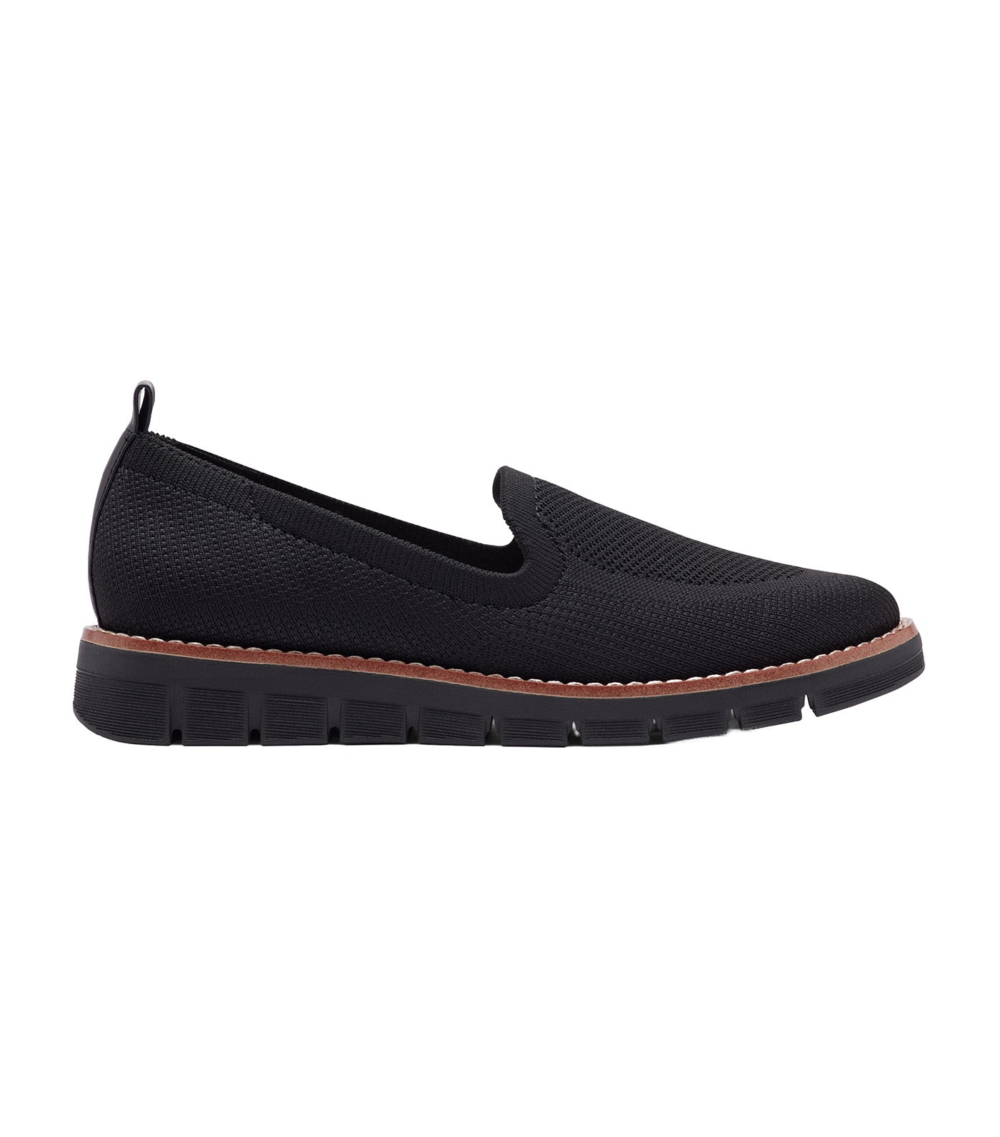 Valina Casual Slip On Flats Black