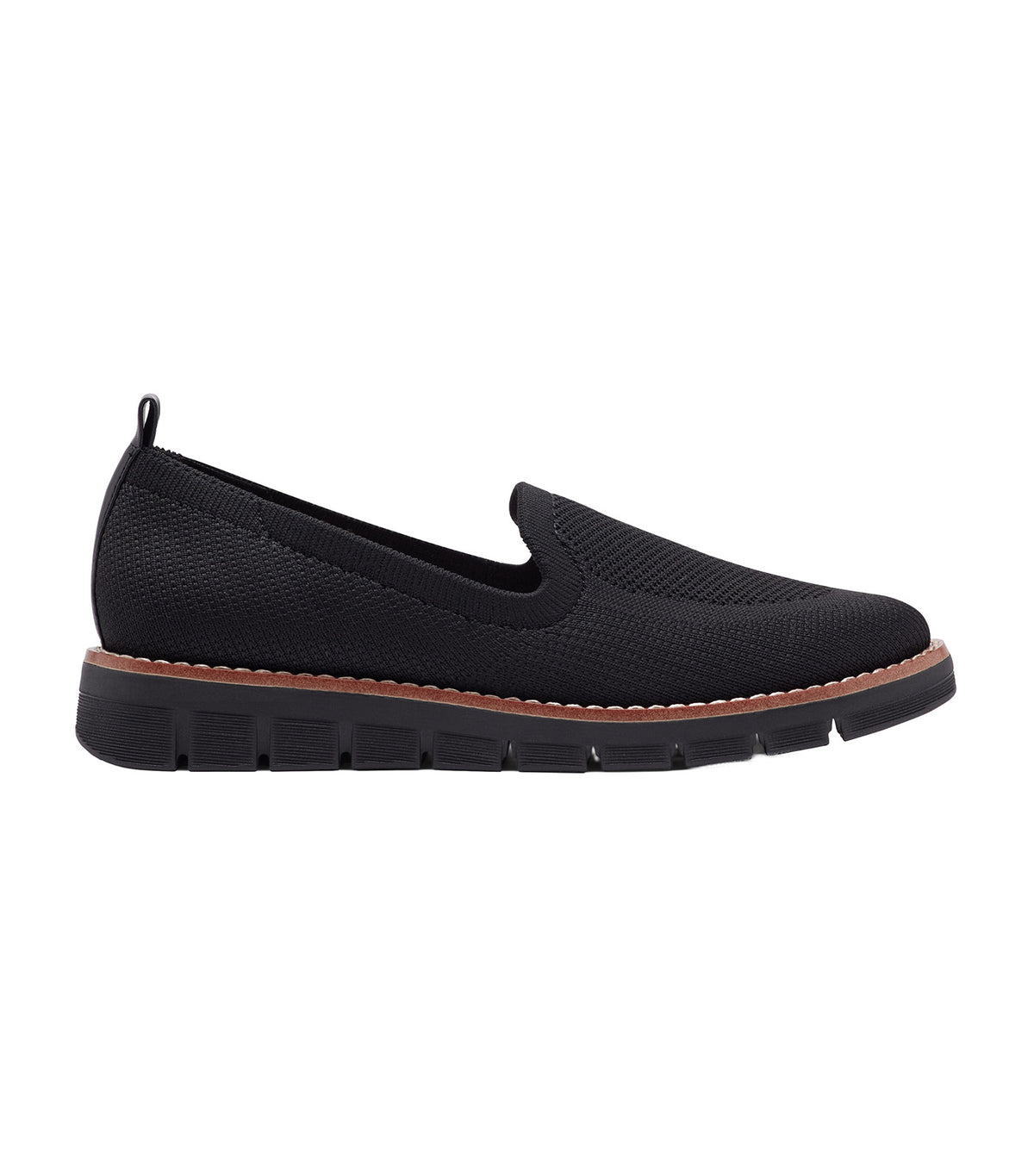 Valina Casual Slip On Flats Black