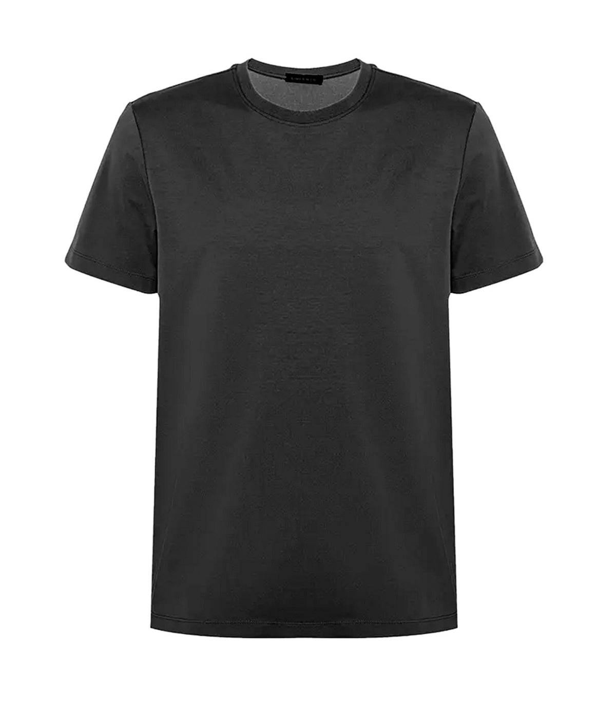 Cotton Crew Neck Shirt Dark Gray