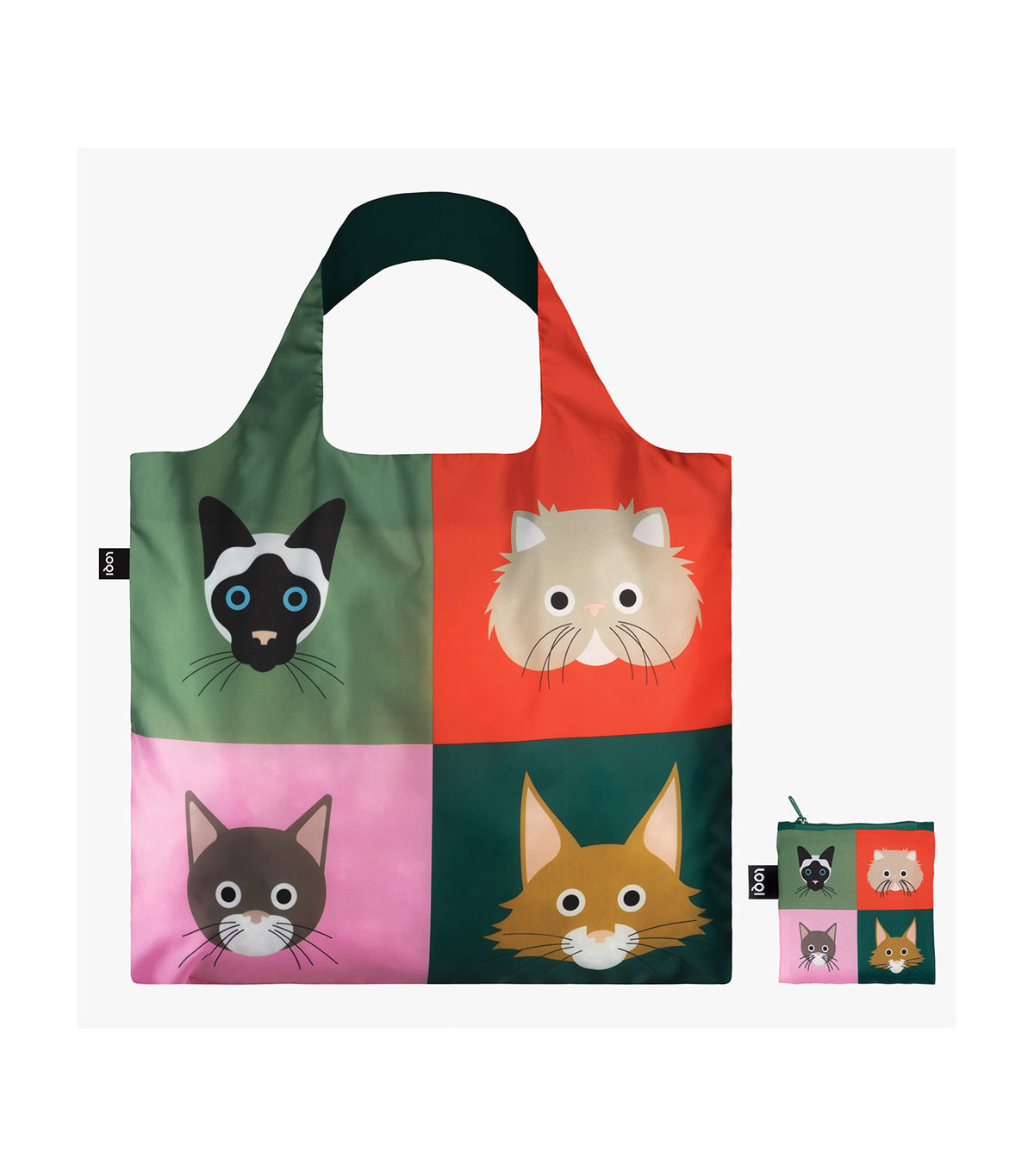 STEPHEN CHEETHAM Cats Recycled Bag