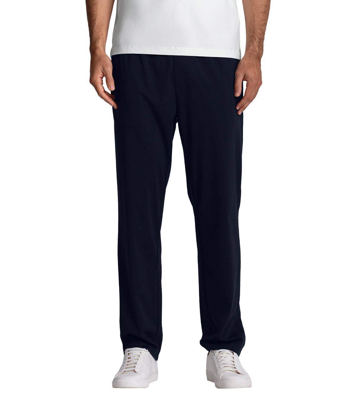 Men's Essential All-Match Long Pants Trousers Blue