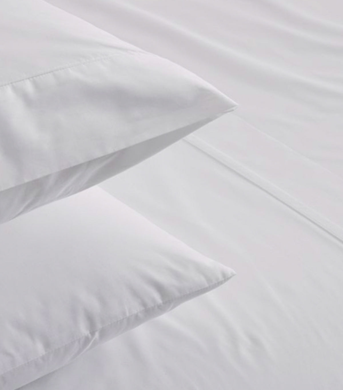 400-Thread-Count Special Edge Organic Percale Sheet Set White