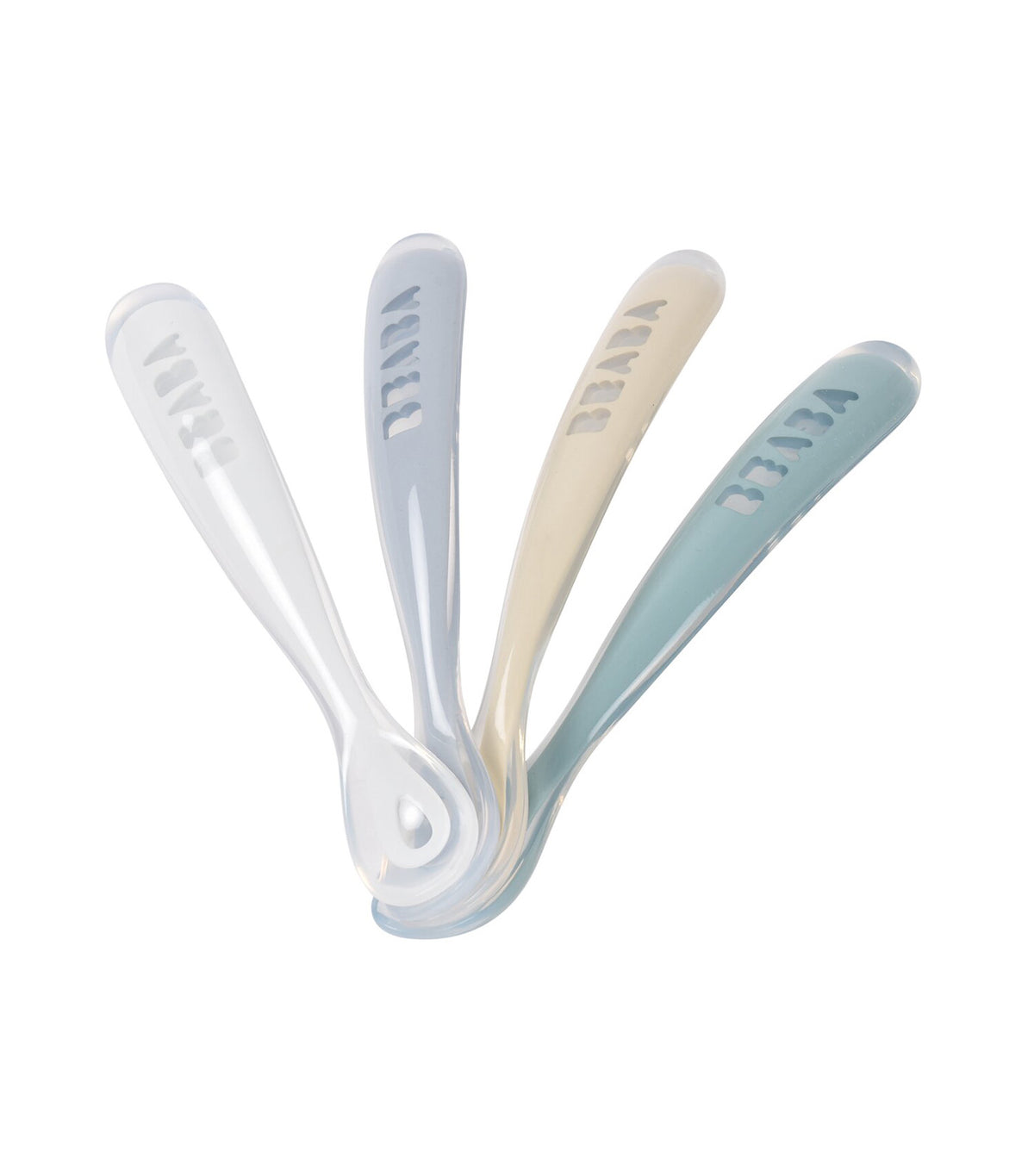 Set of 4 1st-Age Spoons Pebble