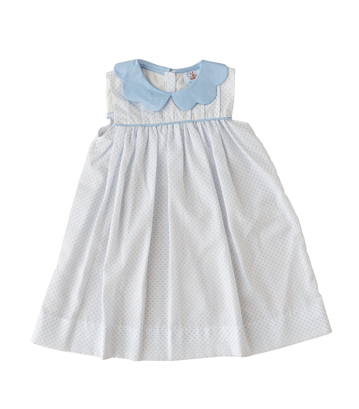 Girls Annabelle Collar Dress Scallop
