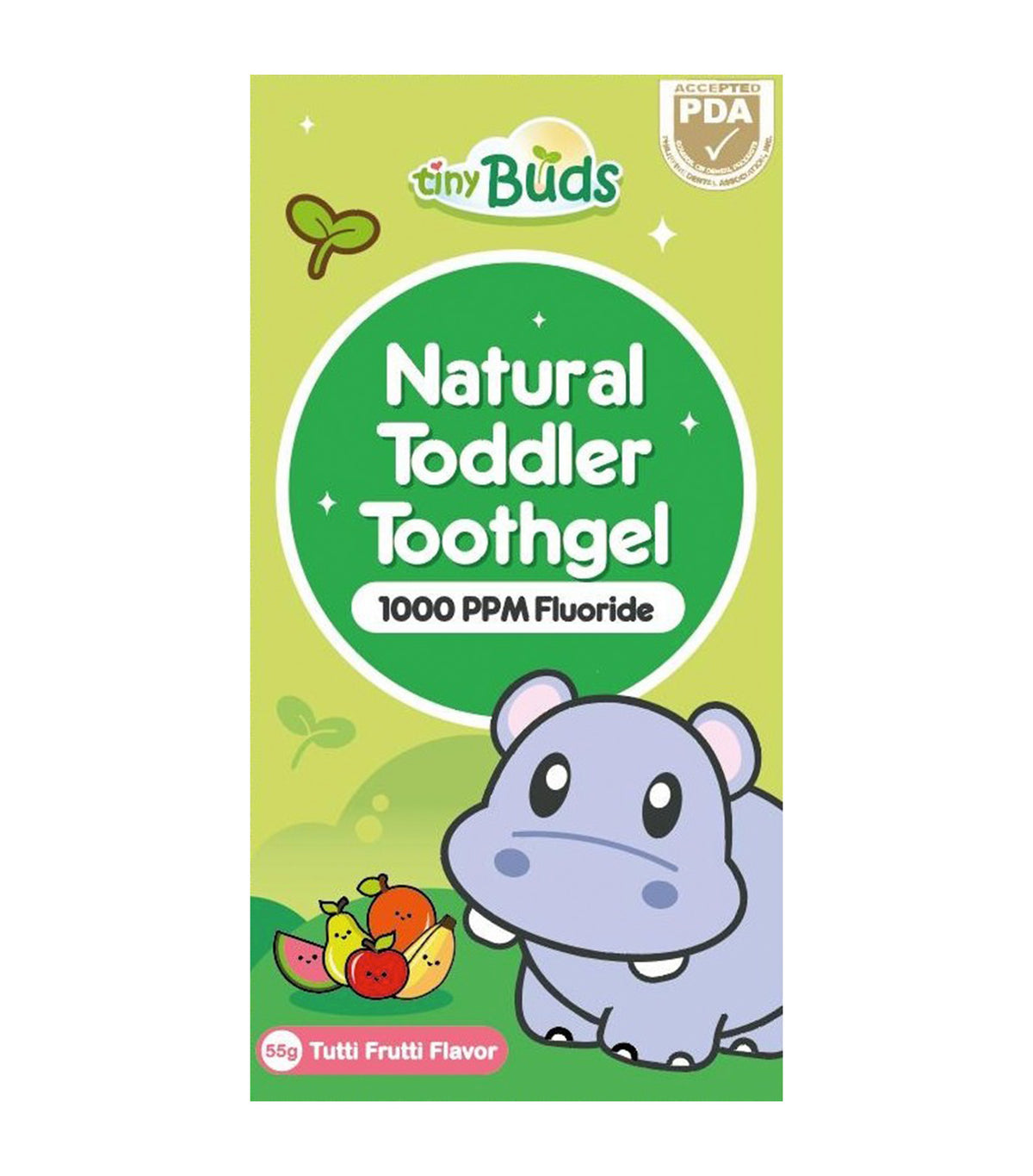 Natural Toddler Toothgel Tutti Frutti