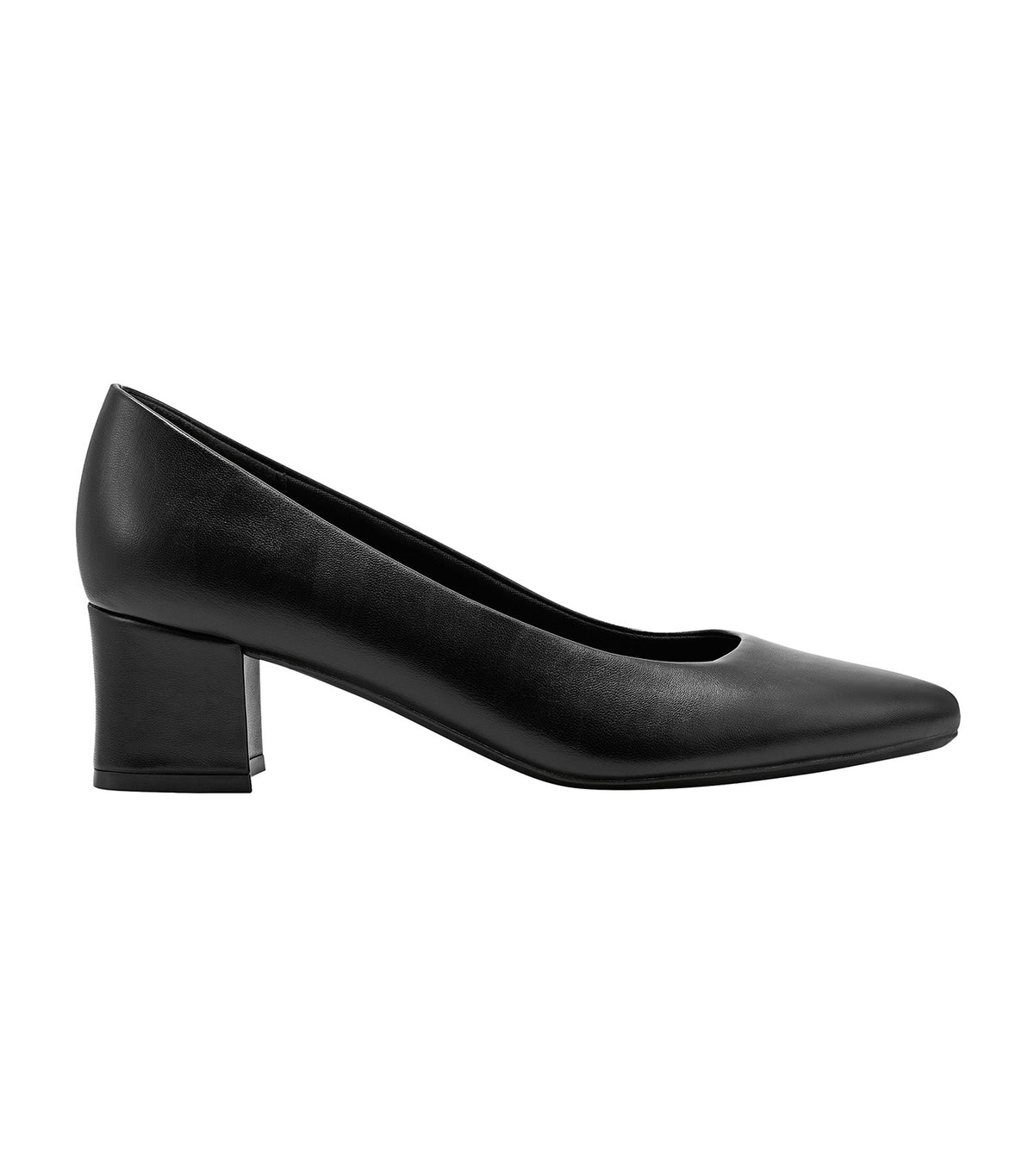 Nicole Pointed Block Heels Black