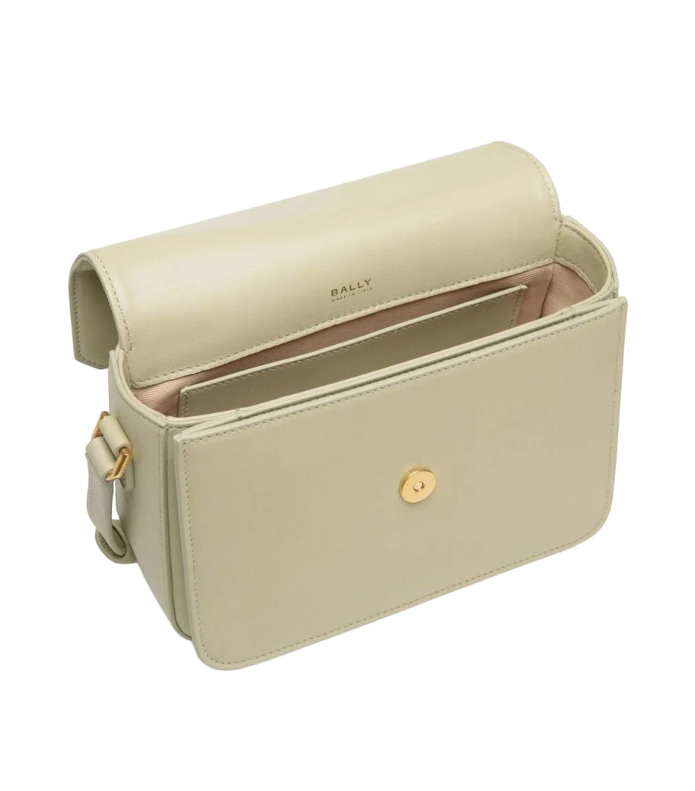 Emblem Prism Crossbody Bag White