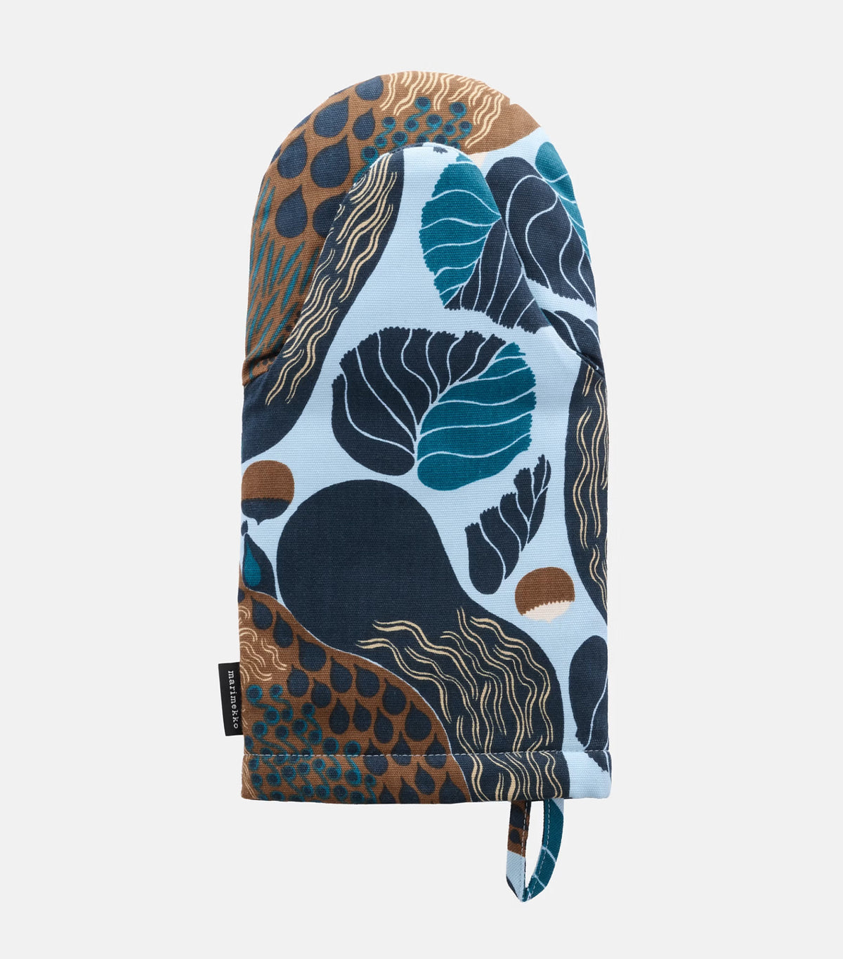 Pieni Kurre Oven Mitten Sky Blue/Multi