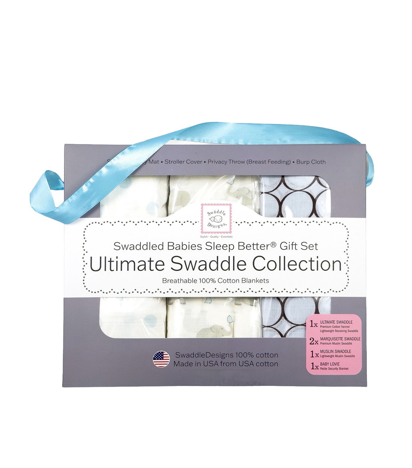Babies Sleep Better® Ultimate Swaddle Collection Gift Set BL001