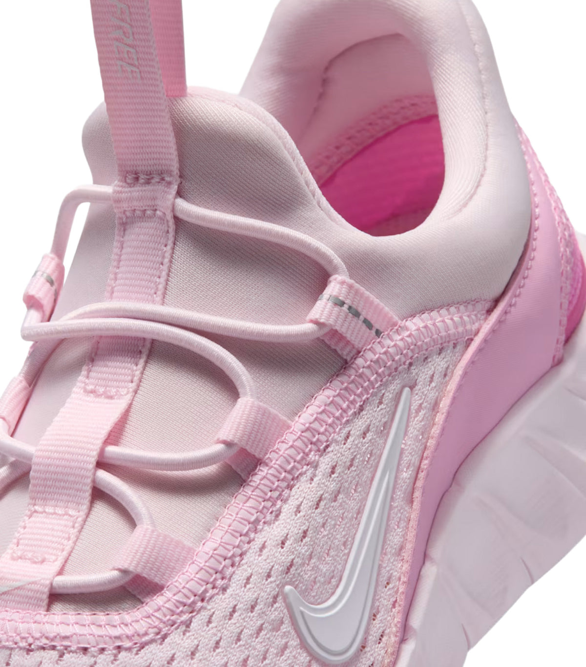 Free Ride Younger Kids' Running Shoes Pink Rise/Playful Pink/Bleached Lilac/White