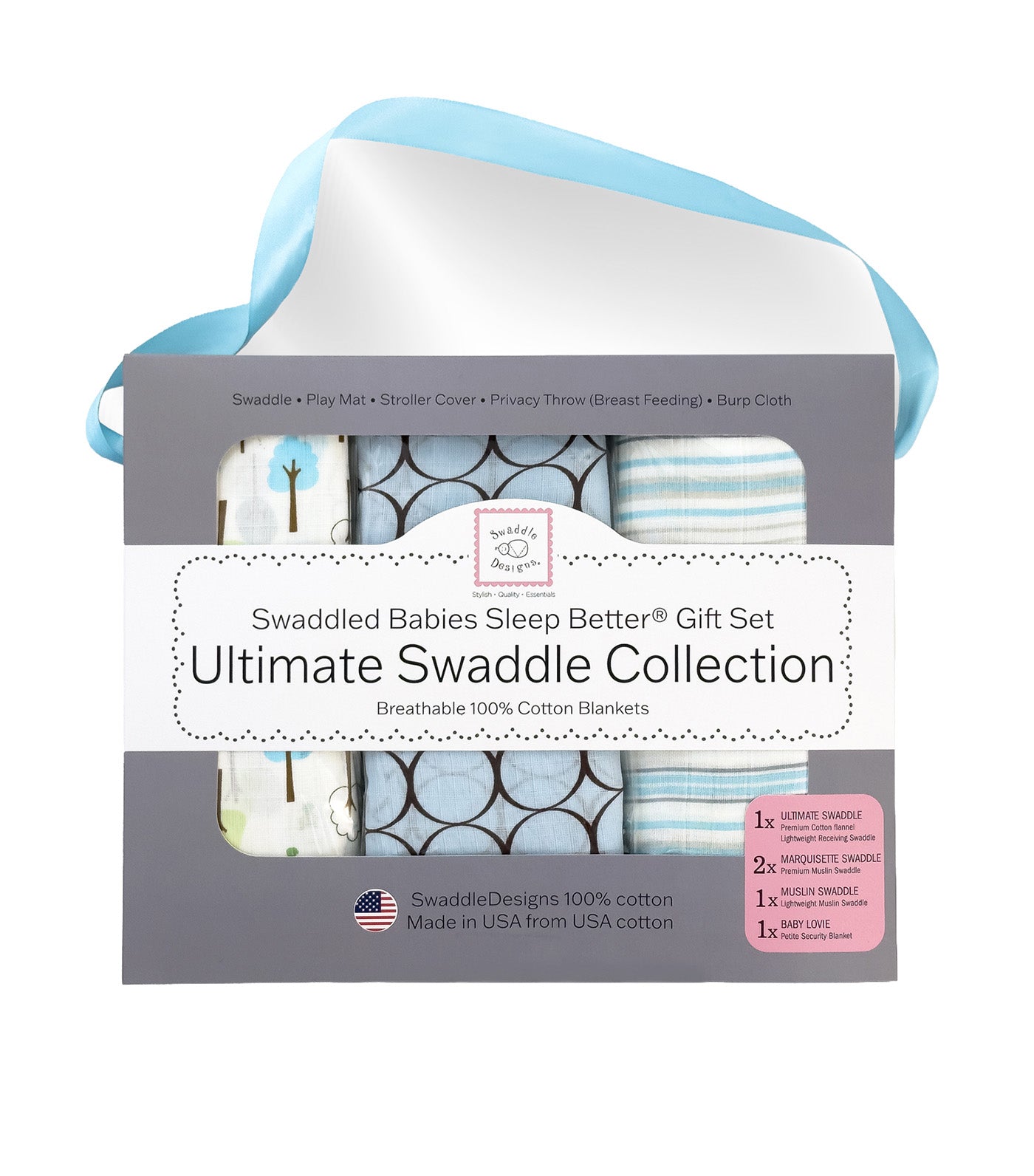 Babies Sleep Better® Ultimate Swaddle Collection Gift Set BL004