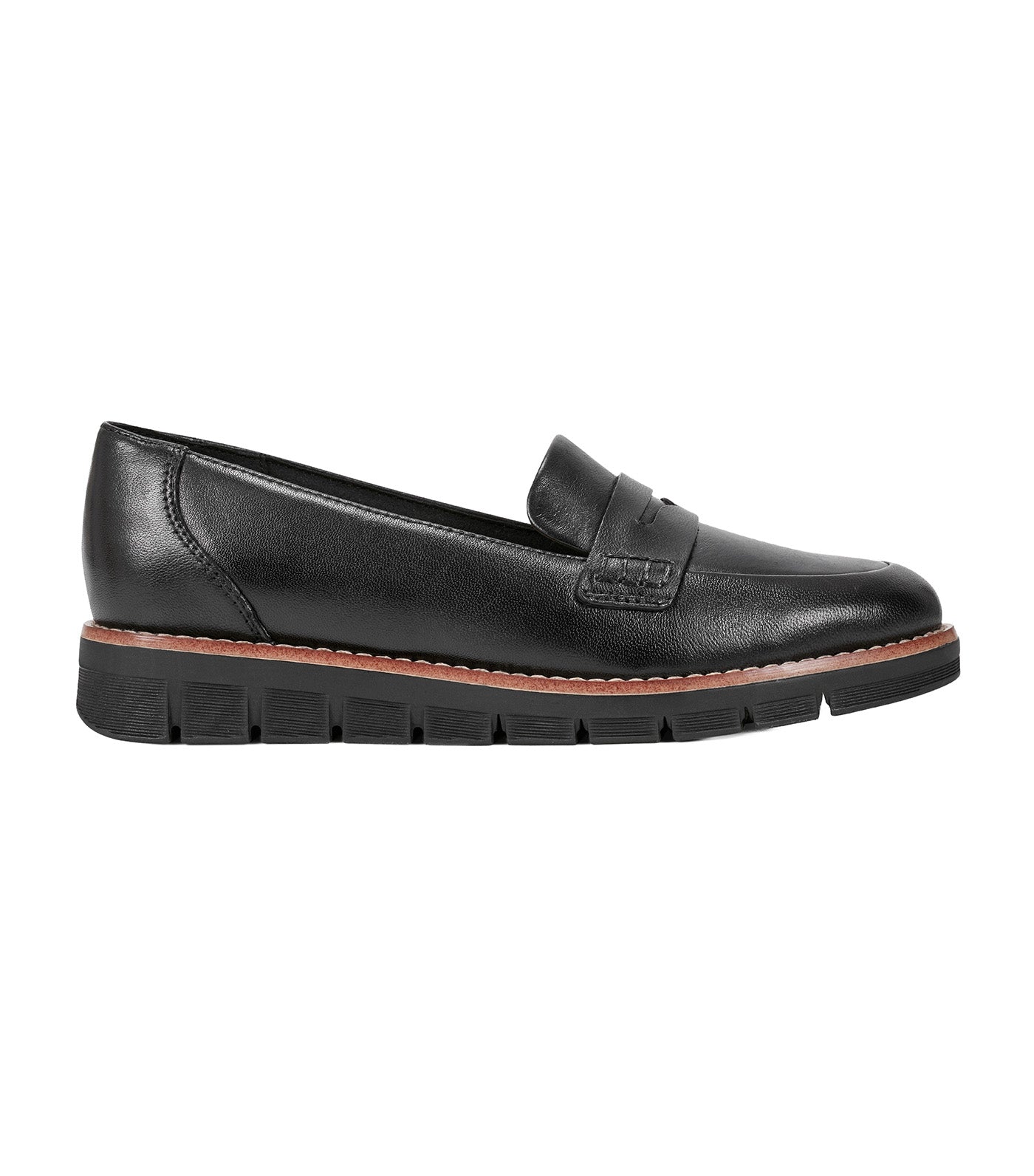 Velia Penny Loafers Black