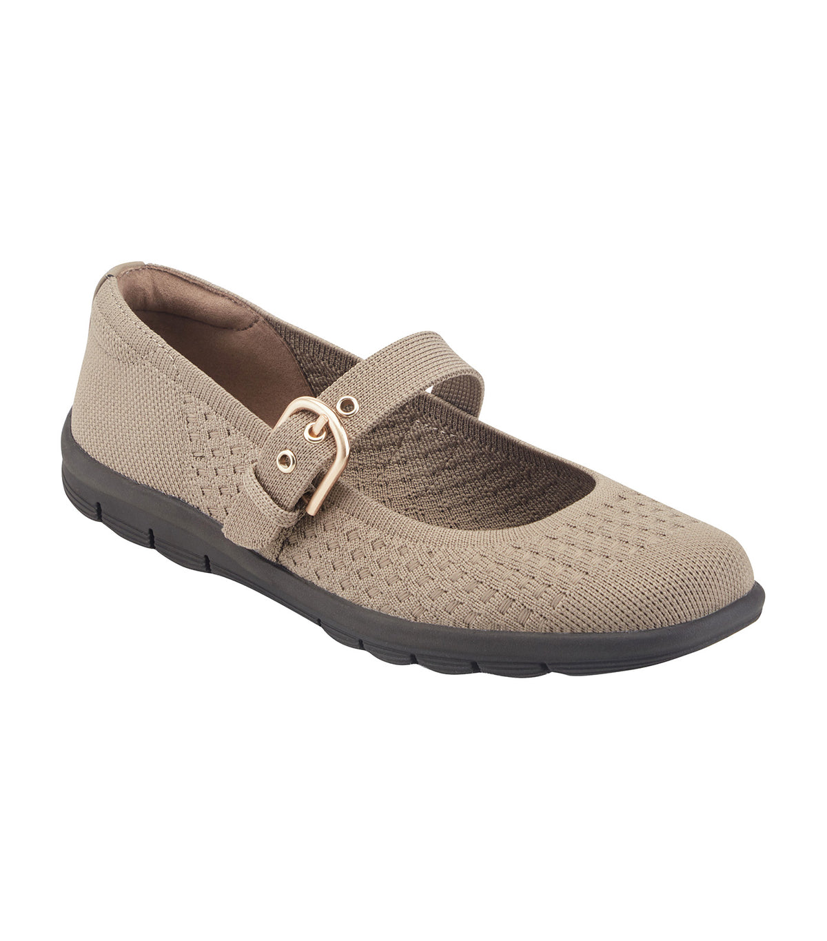 Roana Mary Jane Flat Light Brown