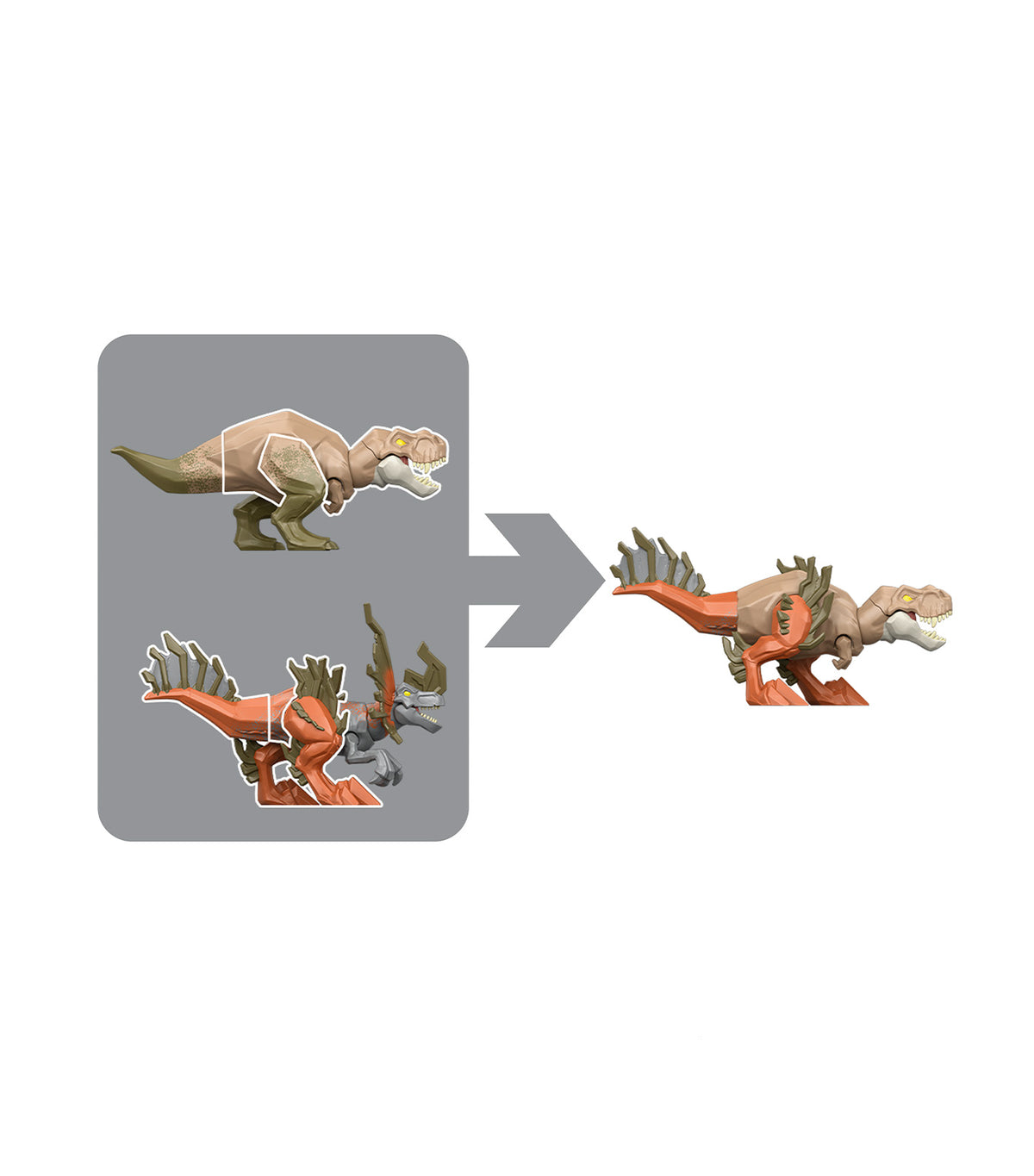 Mayhem Mix Ups T-Rex Dino