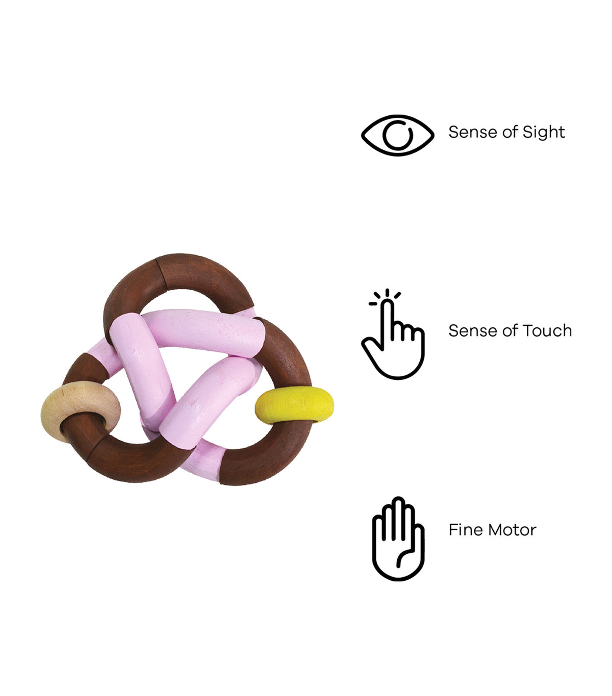 Bendy Rattle Brown/Lilac