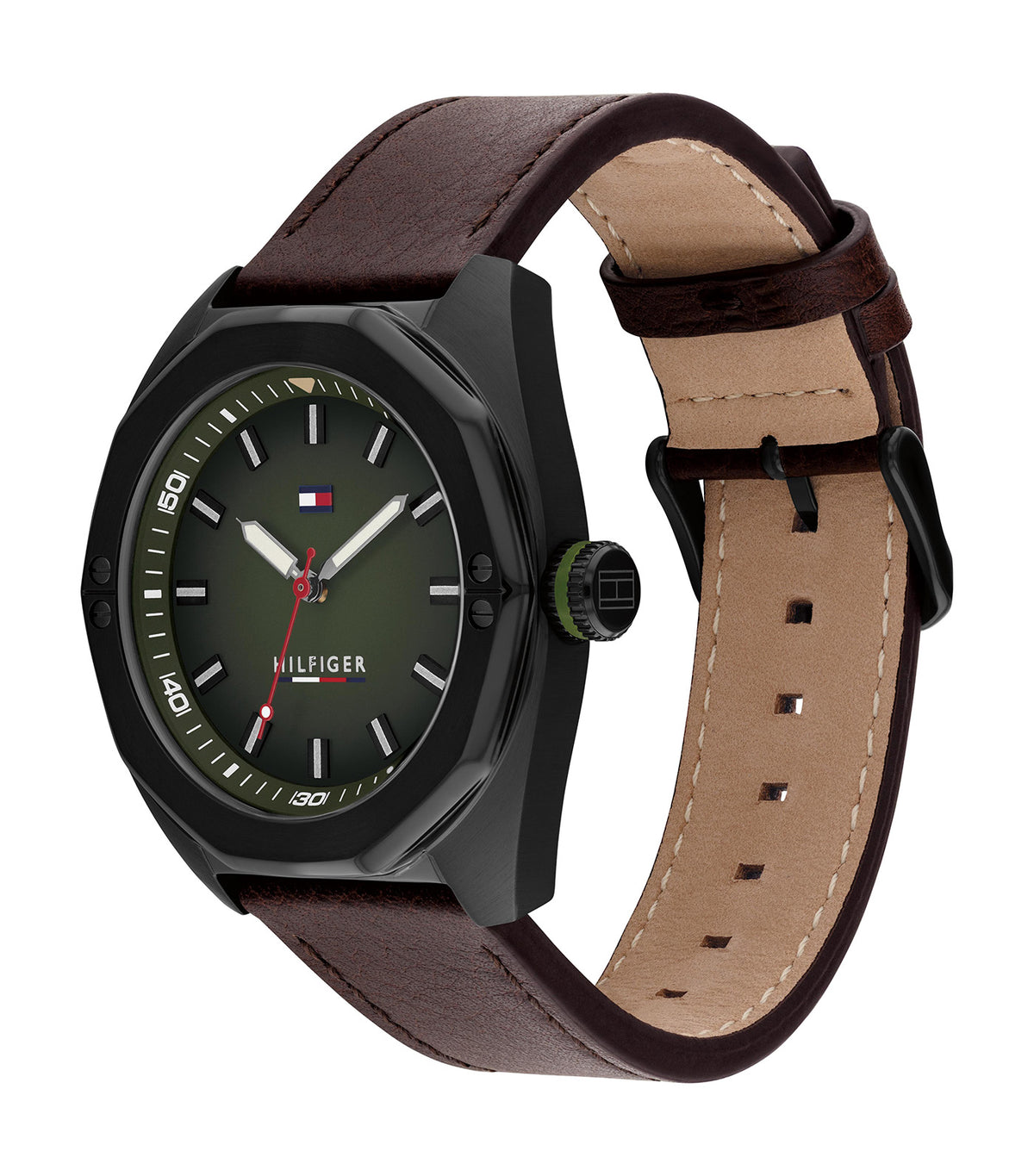Shane 1792256 Leather Watch Brown and Green